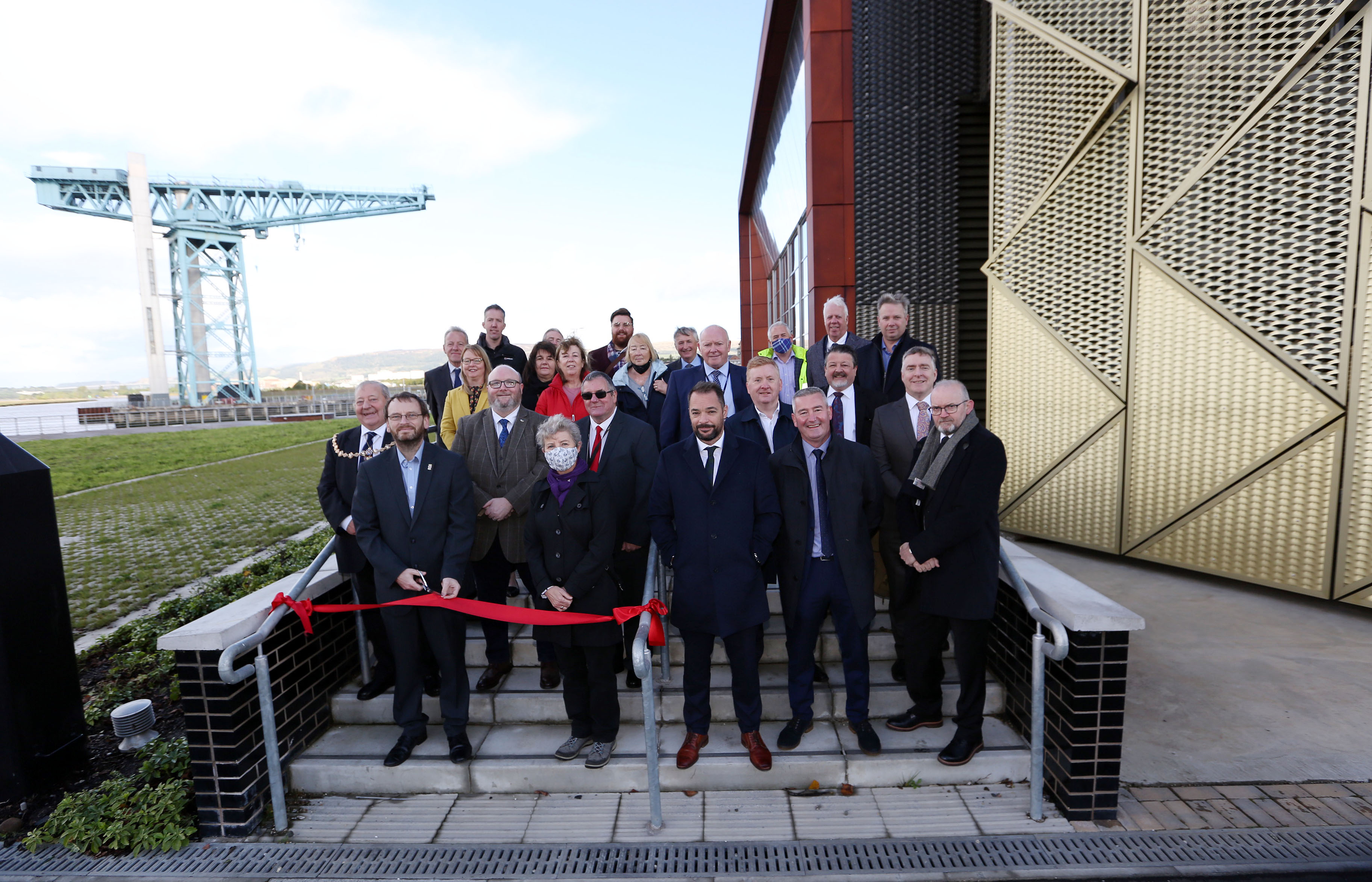 UK’s first largescale water source heat pump officially opens at